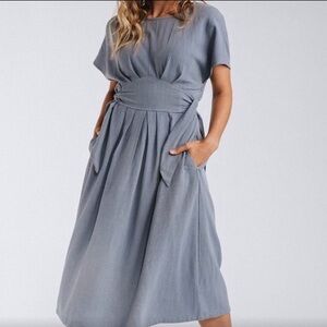 Orange Creek Charcoal Midi Skirt